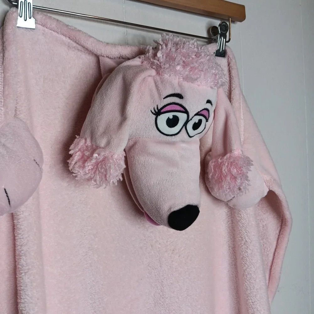 Cuddle Uppets Pink Plush Poodle Puppet Blanket Jay @ Play Snuggle Buddy Lovey